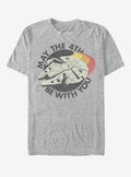 space adventure May The Fourth Retro Falcon T-Shirt