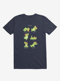 T-Rex Tries Yoga T-Shirt