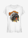space adventure Retro Death Star Girls T-Shirt