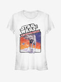 space adventure The Empire Strikes Back Atari Cartridge Poster Girls T-Shirt
