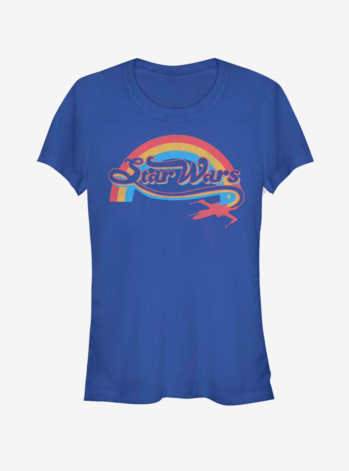 space adventure Rainbow Retro space adventure Girls T-Shirt