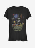 space adventure Episode V The Empire Strikes Back Yoda Logo Poster Girls T-Shirt