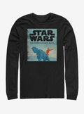 space adventure Episode V The Empire Strikes Back AT-AT Attack Minimalist Poster Long-Sleeve T-Shirt