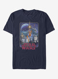 space adventure Episode IV A New Hope Poster Redux T-Shirt