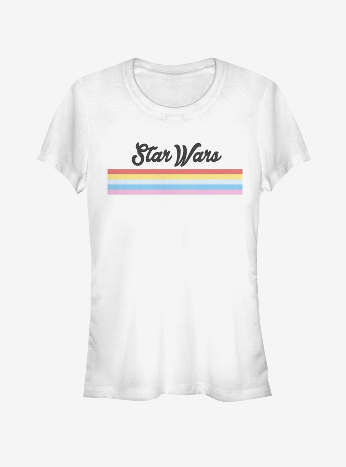 space adventure Retro Stripe Girls T-Shirt