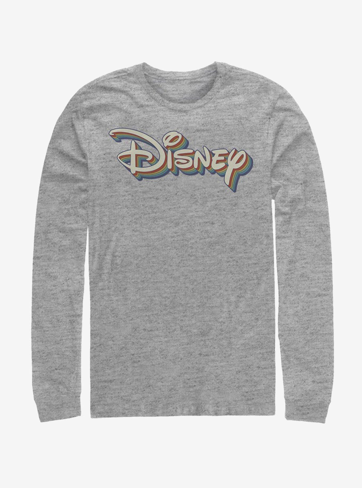 Classic Retro Rainbow Logo Long-Sleeve T-Shirt