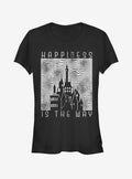 Beauty And The Beast Retro Girls T-Shirt