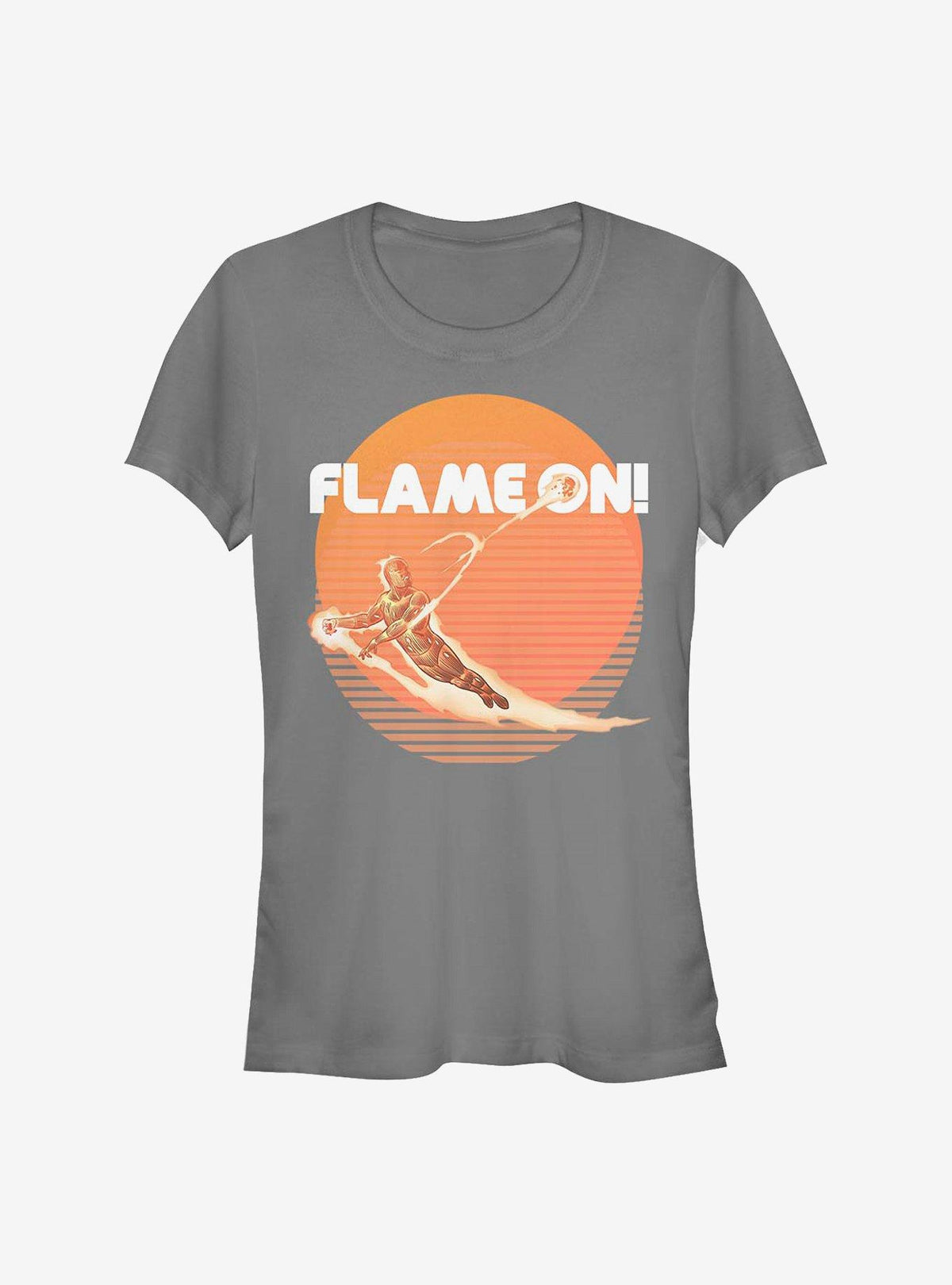 Fantastic Four Retro Flame Girls T-Shirt
