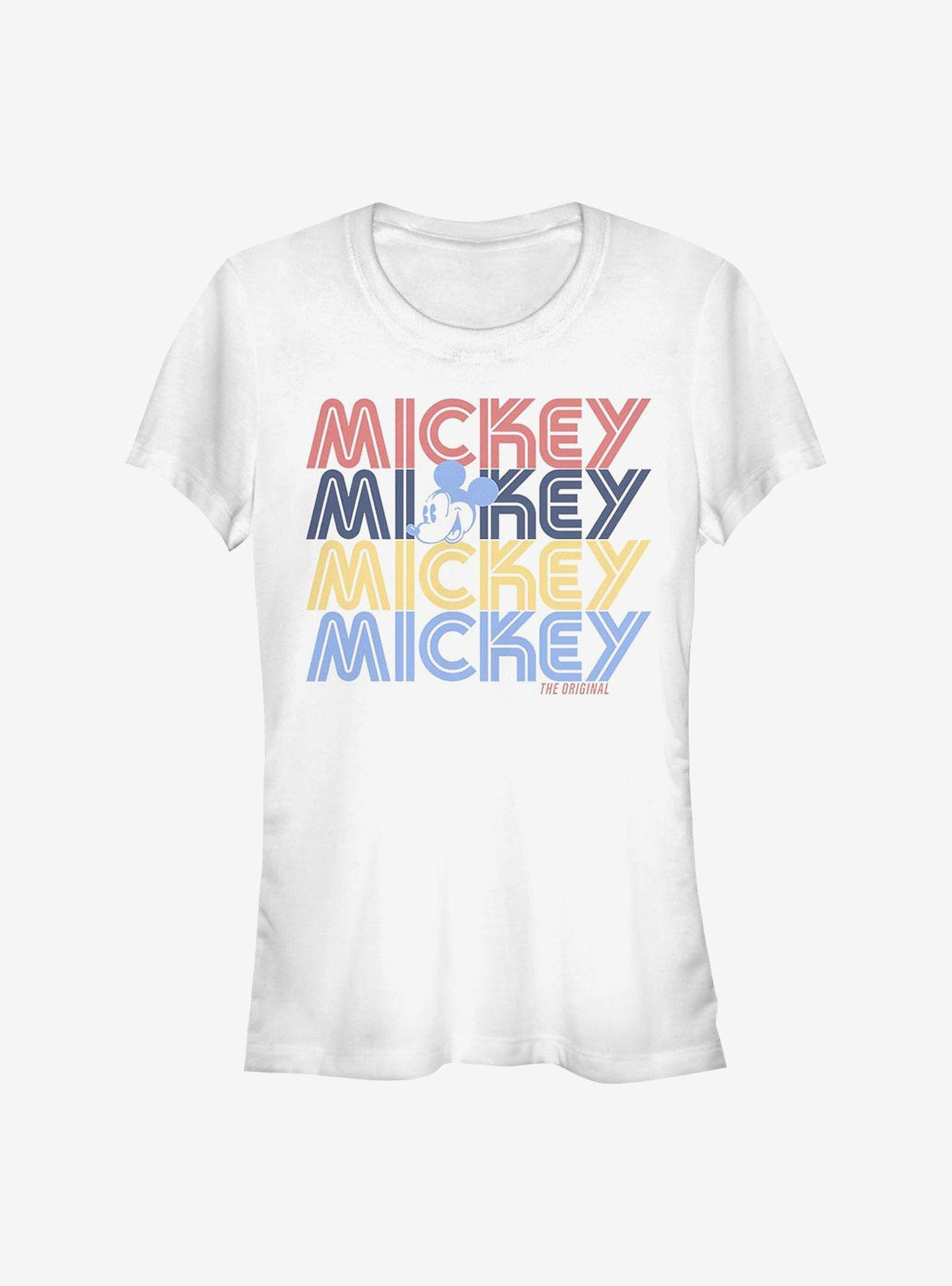 Mickey Mouse Retro Stack Girls T-Shirt