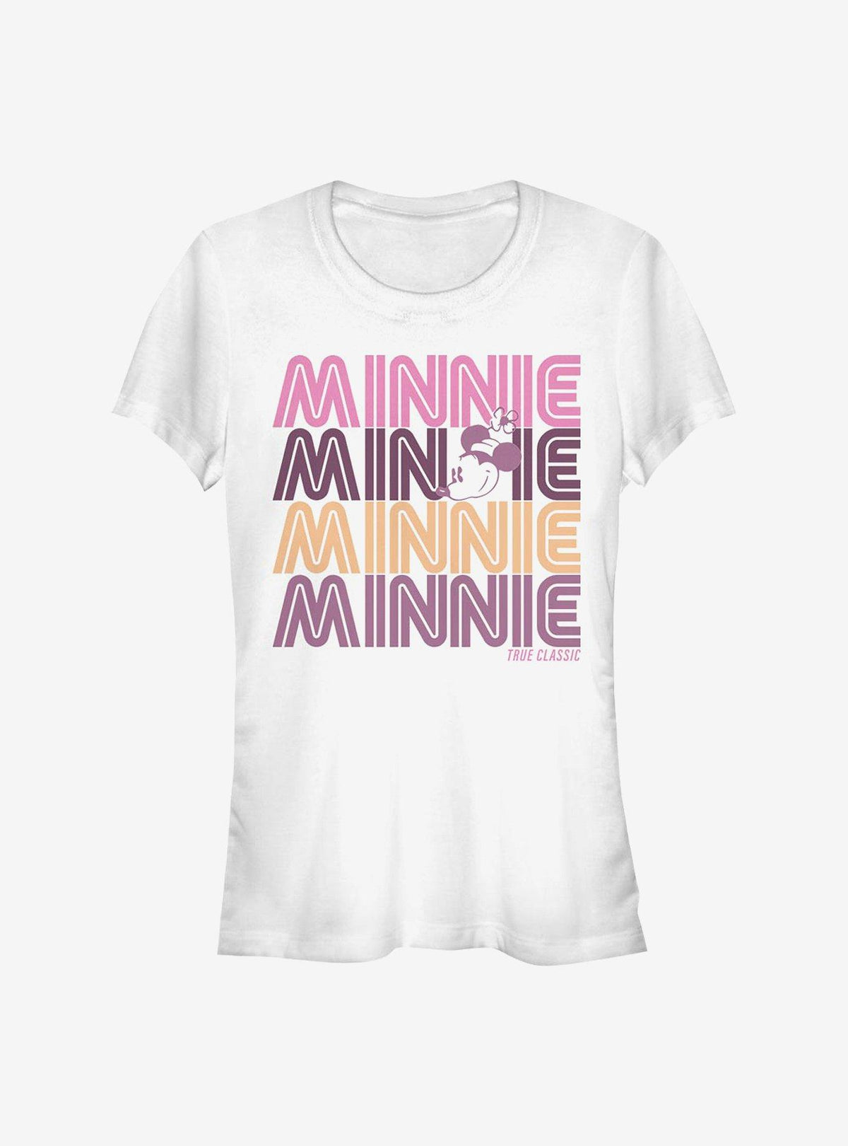 Minnie Mouse Retro Stack Minnie Girls T-Shirt