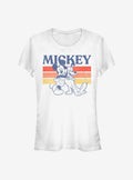 Mickey Mouse Pluto Retro Squad Girls T-Shirt