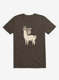 Koalallama Koala And Llama Brown T-Shirt