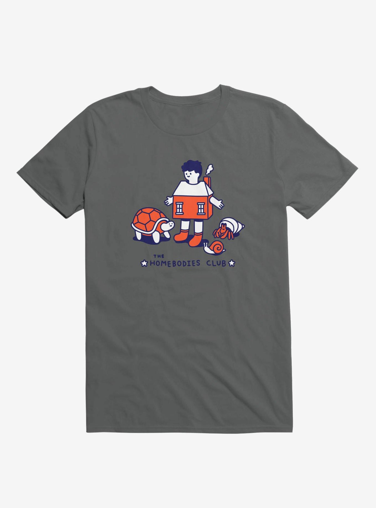 The Homebodies Club Asphalt Grey T-Shirt