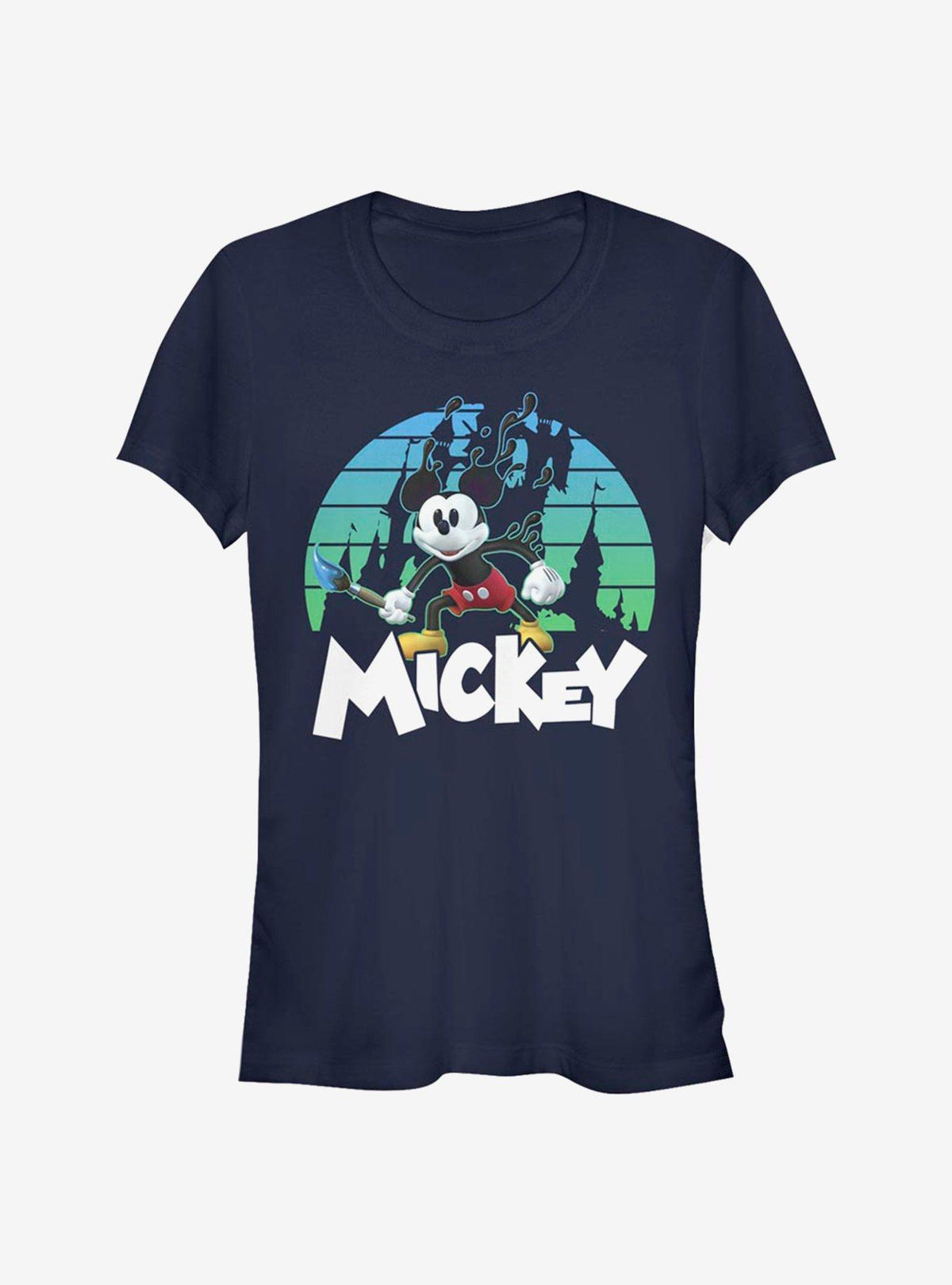 Epic Mickey Retro Sunset Girls T-Shirt