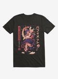 Baphomagic Kawaii Girl Black T-Shirt