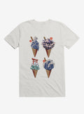 Japanese Ice Creams White T-Shirt