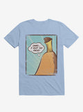 OMG I Got No Face Banana Light Blue T-Shirt