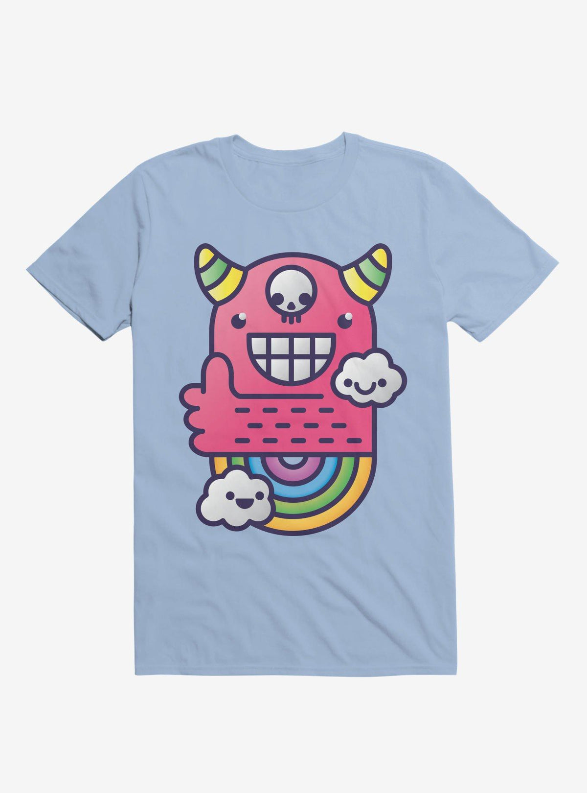 U Are Best Good Friend Rainbow Light Blue T-Shirt