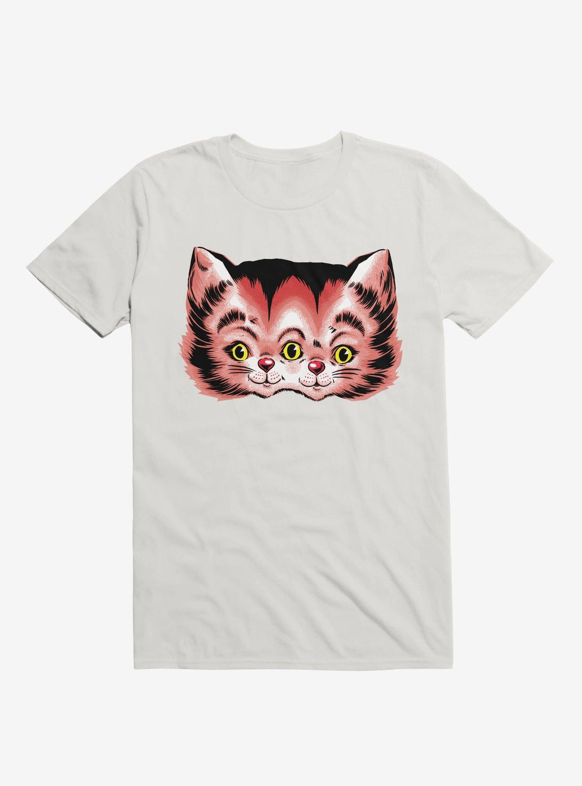 Janus Retro Cat White T-Shirt