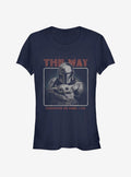 space adventure The Mandalorian Retro This Is The Way Girls T-Shirt