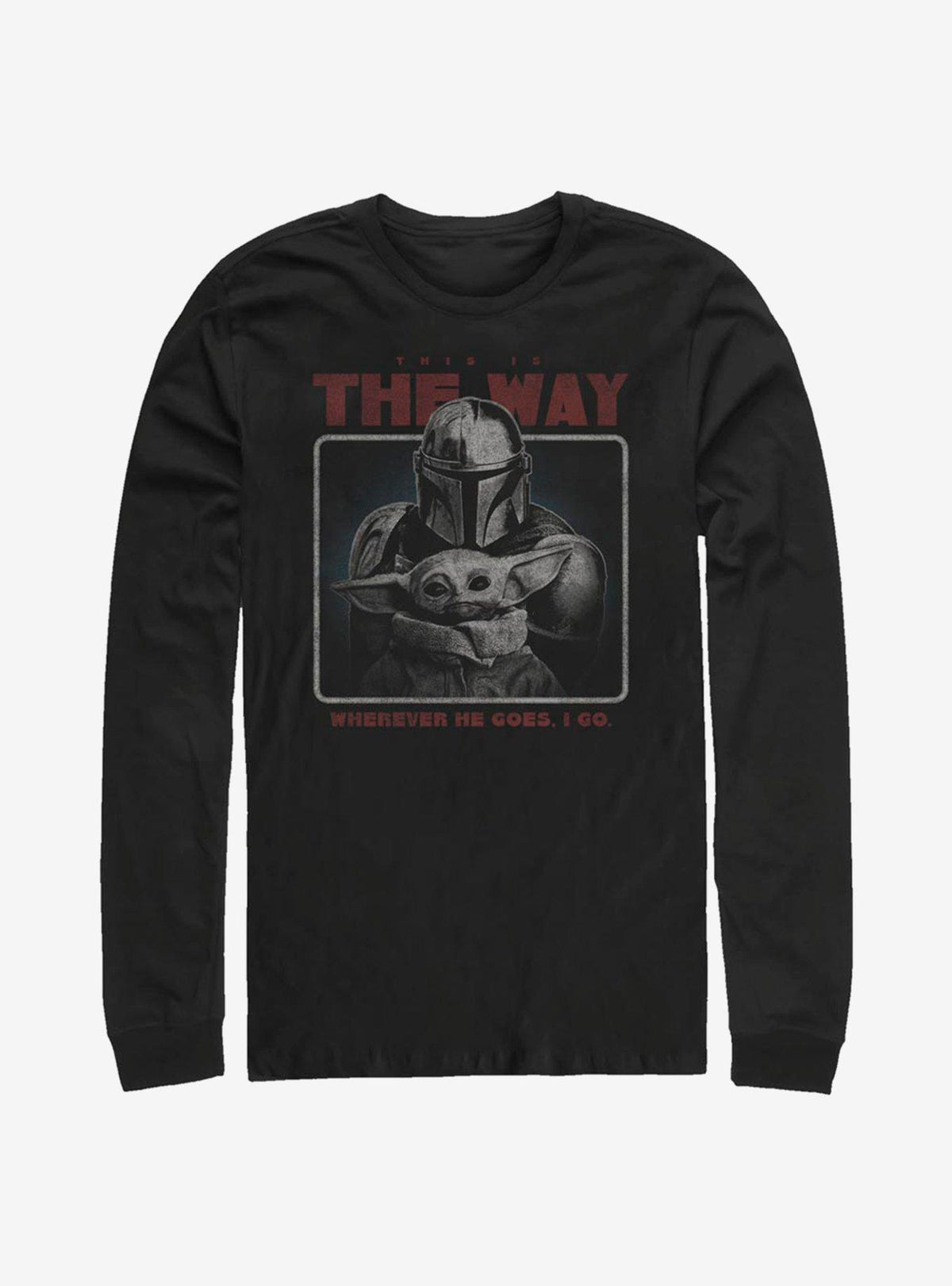 space adventure The Mandalorian Retro This Is The Way Long-Sleeve T-Shirt