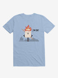 I'm OK Campfire S'more Light Blue T-Shirt