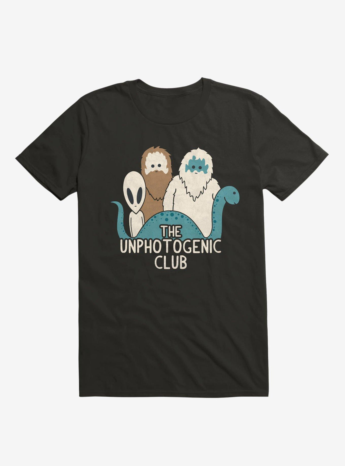 The Unphotogenic Club Mythical Creatures Black T-Shirt