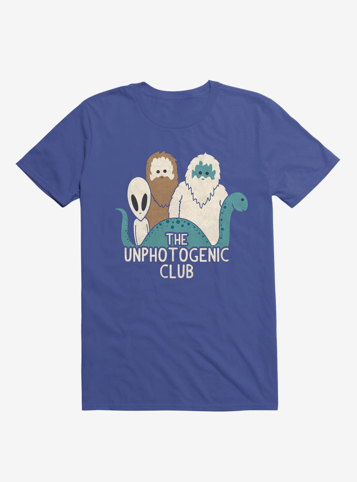 The Unphotogenic Club Mythical Creatures Royal Blue T-Shirt