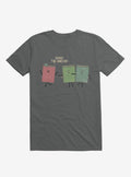 Aaah The Unread Running Books Charcoal Grey T-Shirt