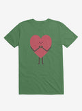 Heart Making Heart Hands Irish Green T-Shirt
