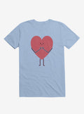 Heart Making Heart Hands Light Blue T-Shirt