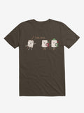 Turn Back Marshmallow Warning Brown T-Shirt