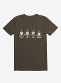 Gnow Your Gnomes Brown T-Shirt