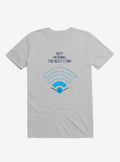Angry Wi-Fi Hey I'm Doing The Best I Can Ice Grey T-Shirt