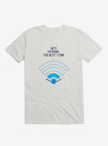 Angry Wi-Fi Hey I'm Doing The Best I Can White T-Shirt
