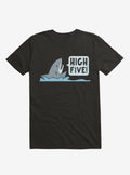 Shark High Five Black T-Shirt