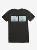 Dinosaur Meh-Teor Black T-Shirt