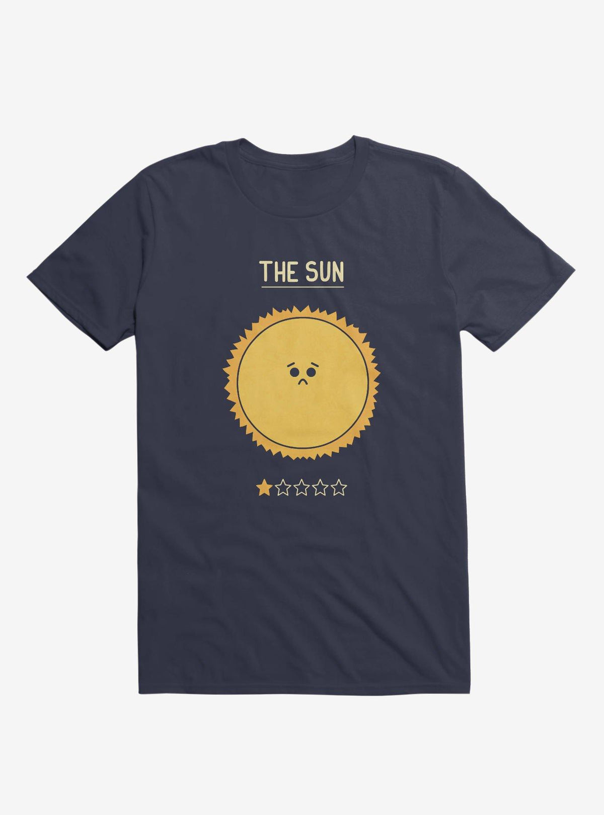 The Sun One Star Rating Navy Blue T-Shirt