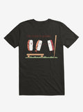 Sushi The Floor Is Wasabi Black T-Shirt