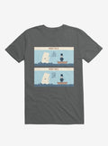 Moby Dick Moby Nice Charcoal Grey T-Shirt