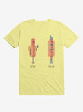 Opposites Hot Dog Cold Dog Corn Silk Yellow T-Shirt