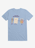 I Told You Math Was Scary Light Blue T-Shirt
