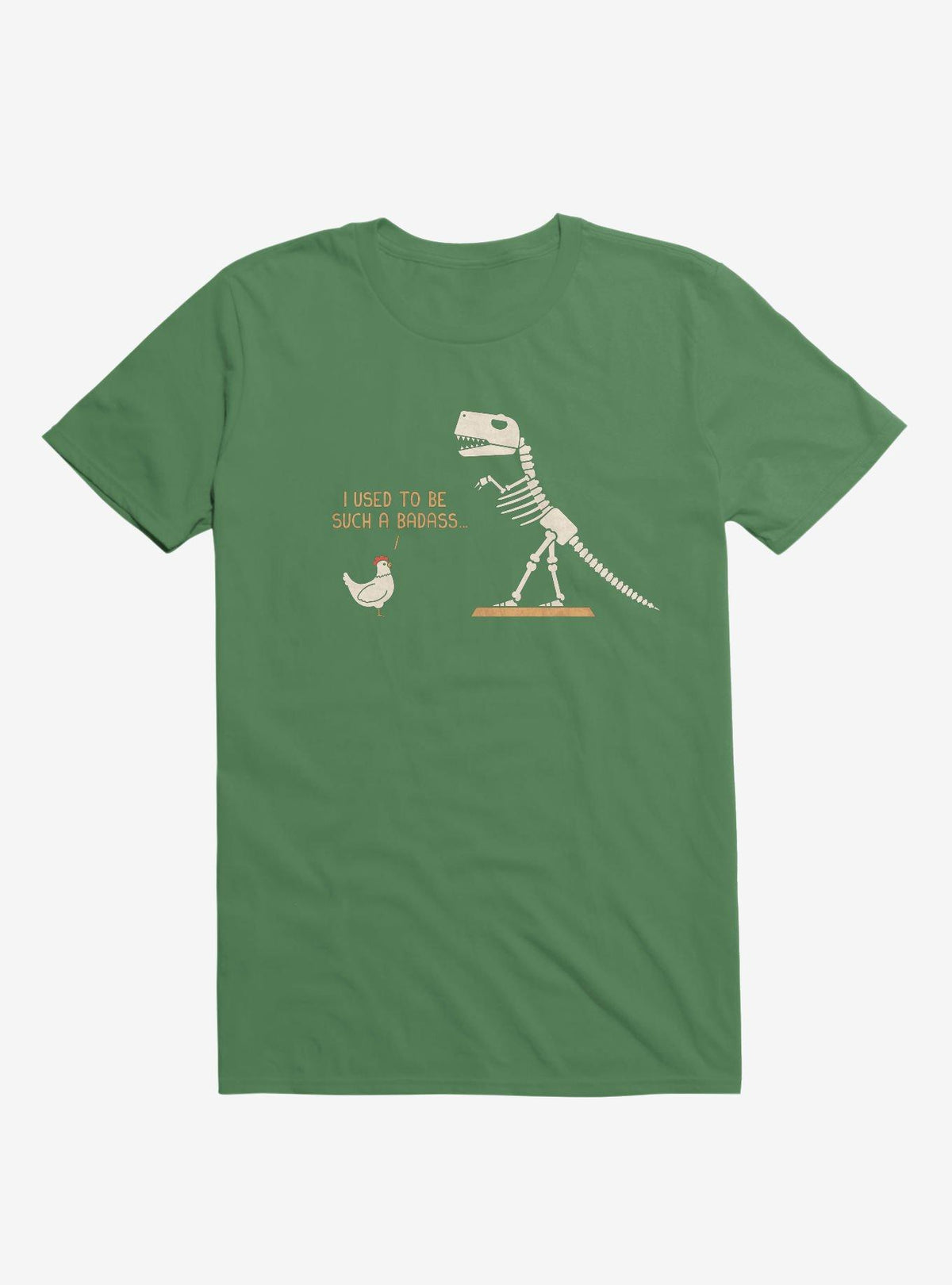 Chicken I Used To Be Bad Irish Green T-Shirt