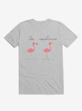 Know Your Birds A Flamingo Or Sunburned Swan Ice Grey T-Shirt