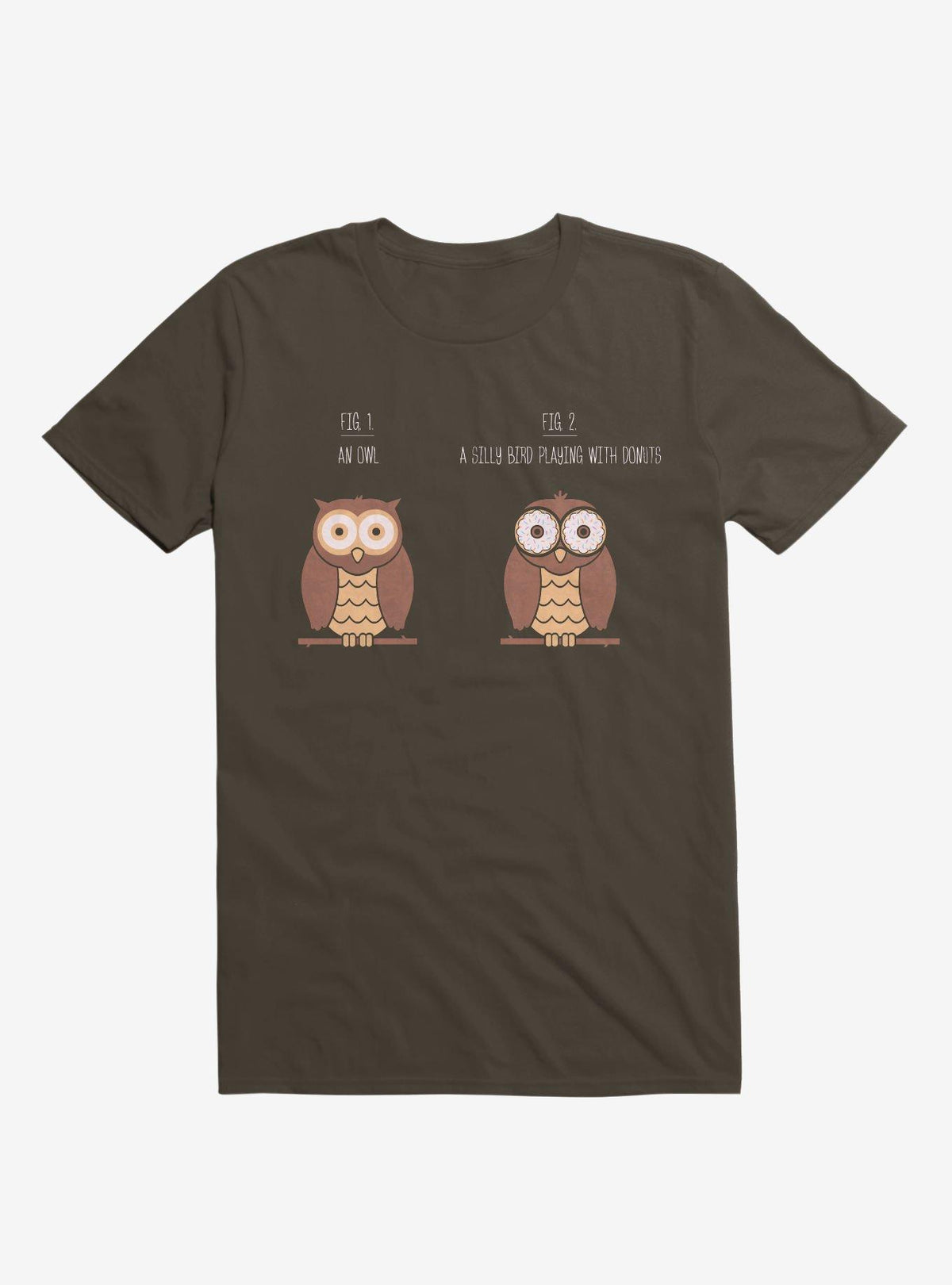 Know Your Birds An Owl Or Donut Eye Bird Brown T-Shirt