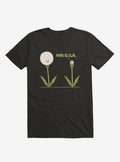 Mind Blown Dandelion Black T-Shirt