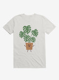 Monstera House Plant White T-Shirt
