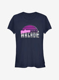 Stranger Things Retro Palace Arcade Girls T-Shirt 2
