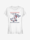 retro platform gamer Retro Racing Girls T-Shirt