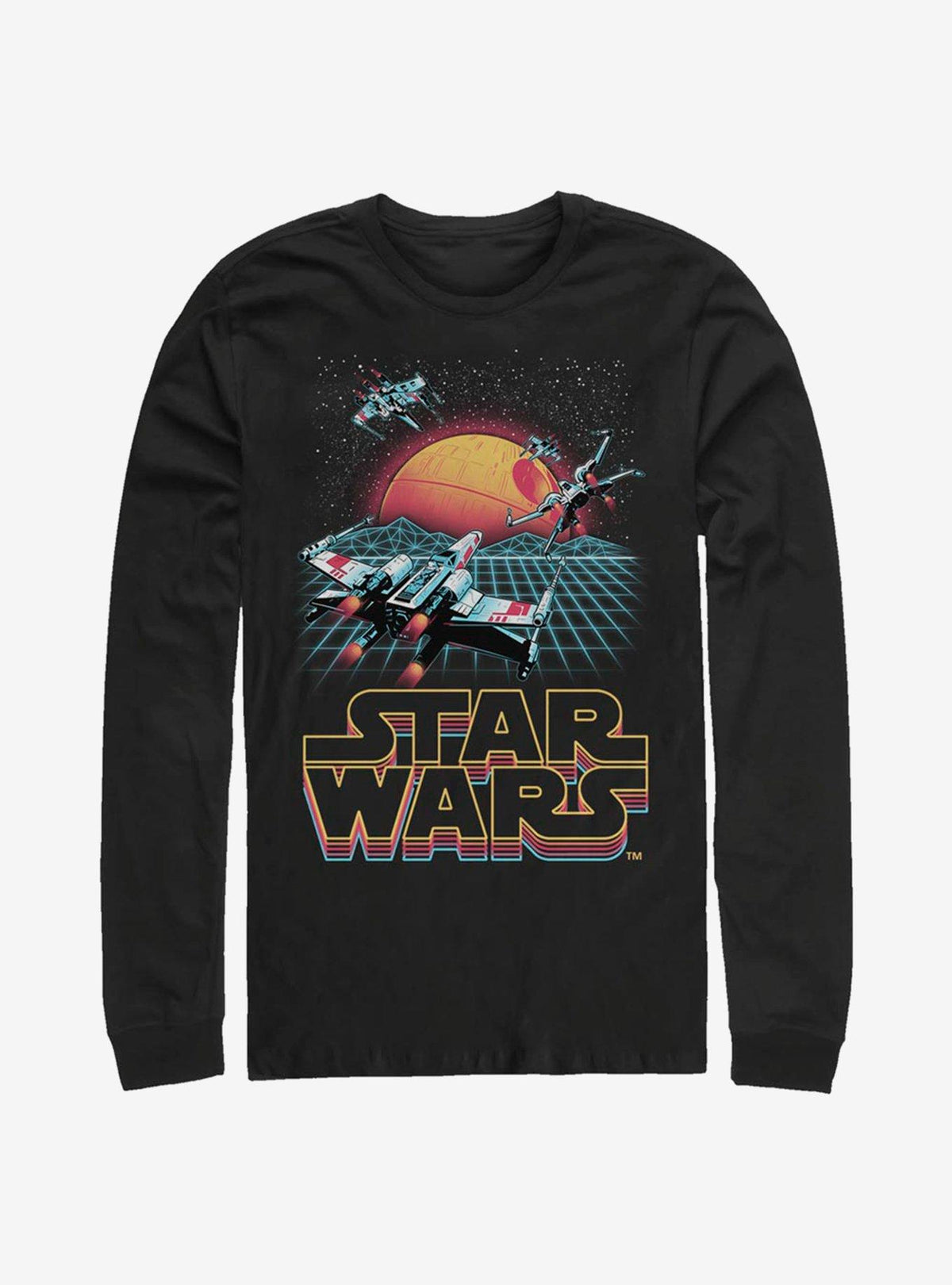 space adventure Retro X-Wing Long-Sleeve T-Shirt